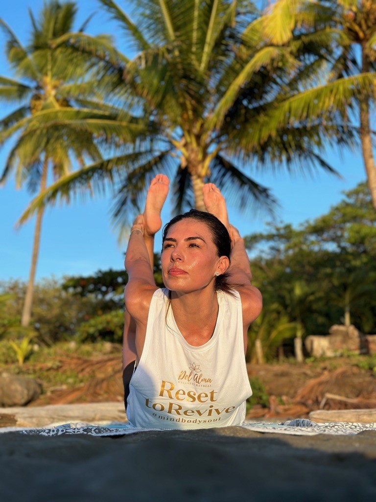 Yoga class in Costa Rica