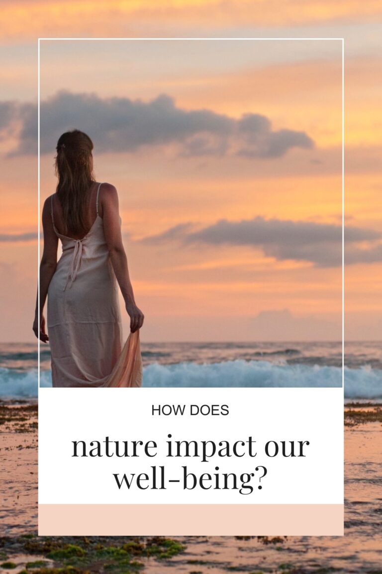 nature impact our well-being